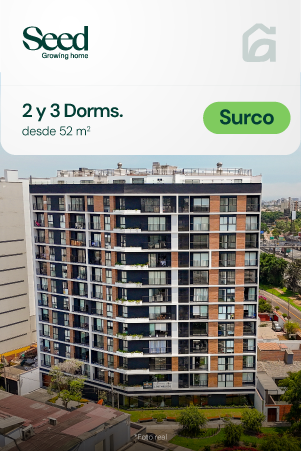 fachada proyecto seed surco verdant
